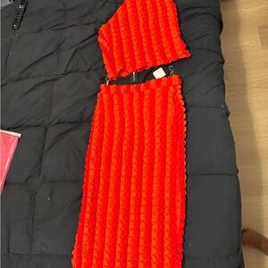 Vibrant Orange Women's Skirt